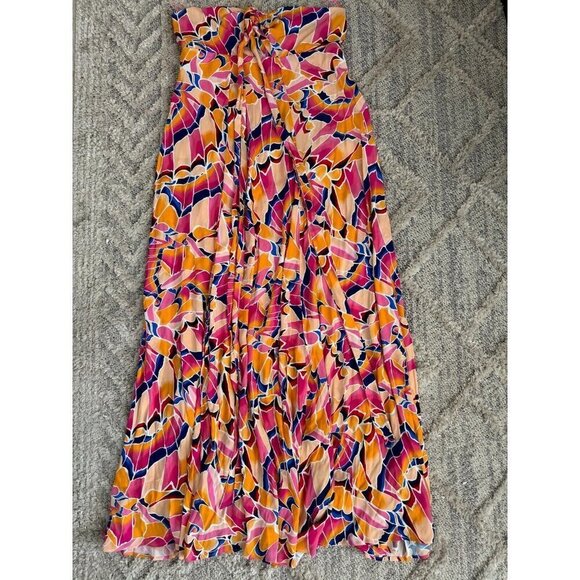 New AFRM Emerson Maxi Dress in Summer Butterfly Multicolor Womens Size Large - Picture 2 of 6